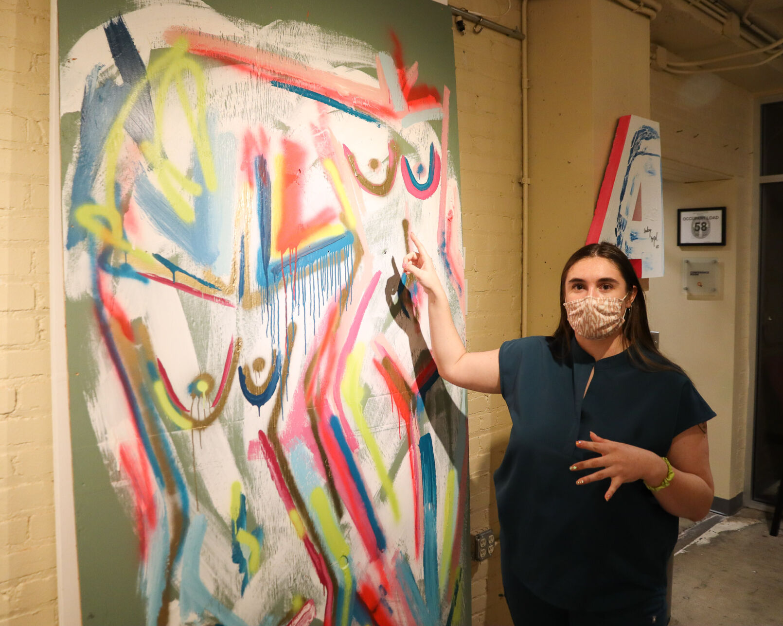 Audrey Byrd with art